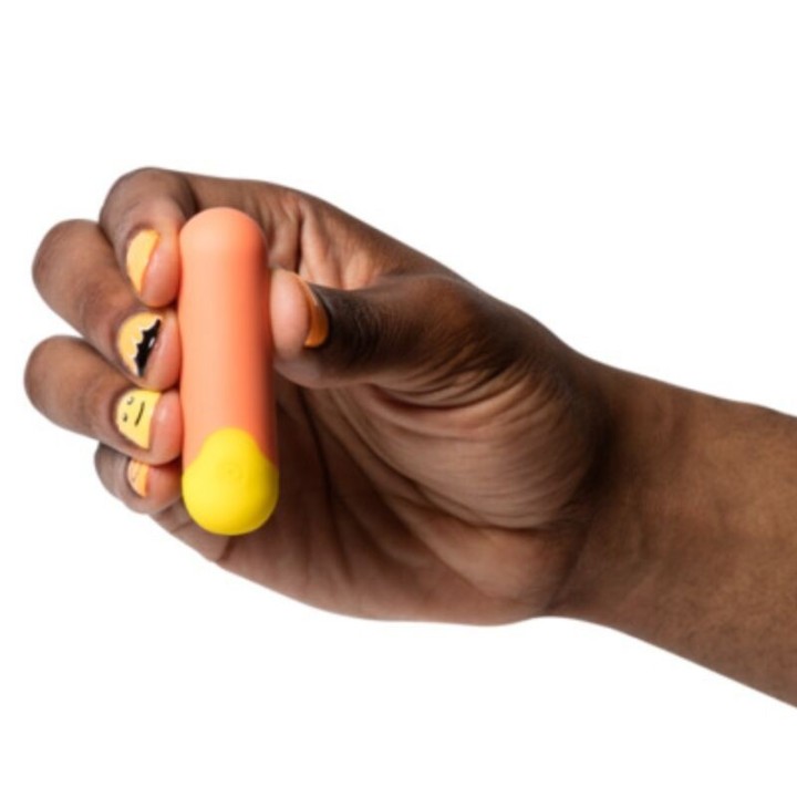 Riot Multifunktions-Vibrationskugel Orange + Gelb von Romp