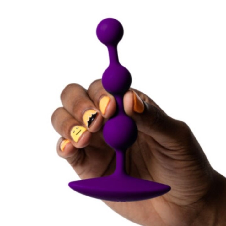 Amp Lila Flexible Silikon-Analkapseln 12,5 cm Lila von Romp