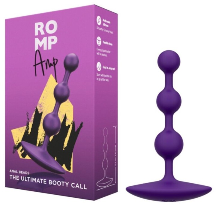 Amp Lila Flexible Silikon-Analkapseln 12,5 cm Lila von Romp