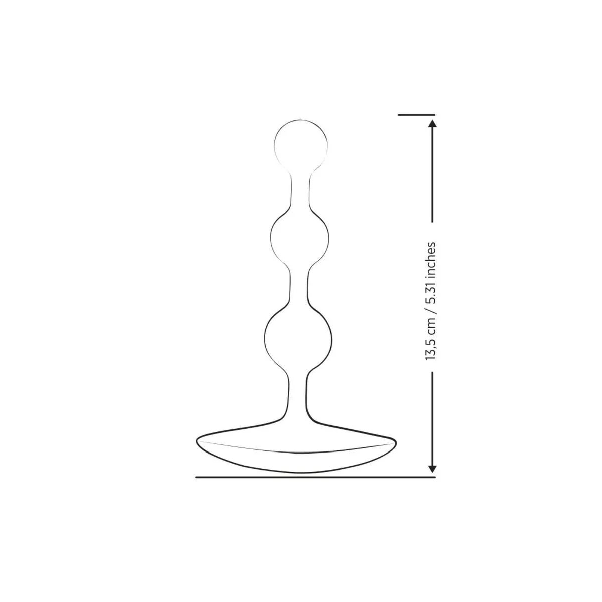 Amp Lila Flexible Silikon-Analkapseln 12,5 cm Lila von Romp