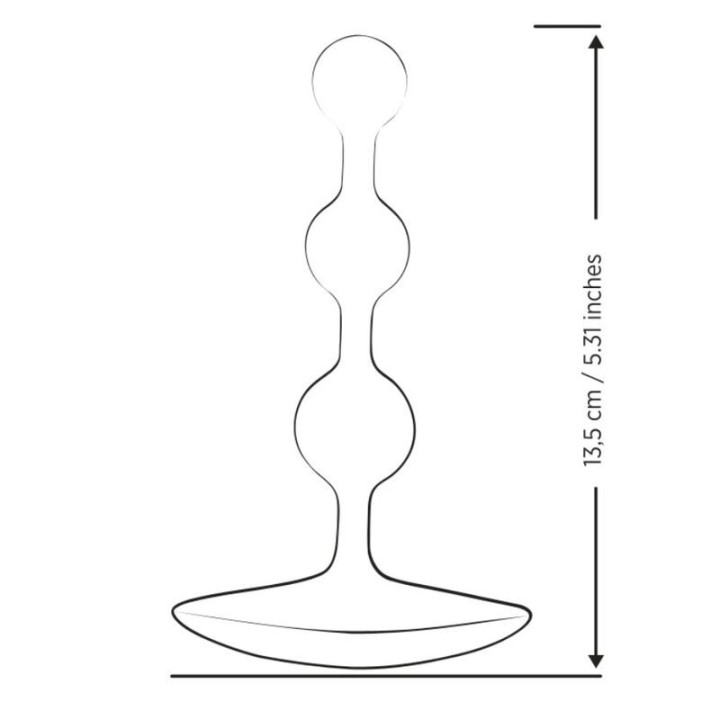 Amp Lila Flexible Silikon-Analkapseln 12,5 cm Lila von Romp