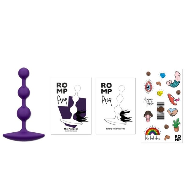 Amp Lila Flexible Silikon-Analkapseln 12,5 cm Lila von Romp