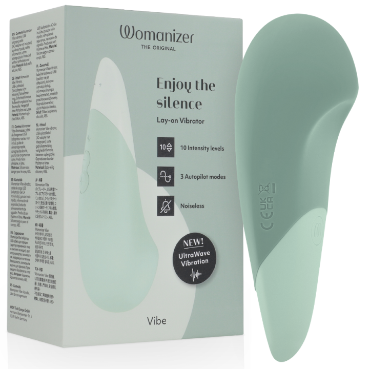 Vibe Lay-On Silent Vibrator Sage von Womanizer | Fesselliebe.de