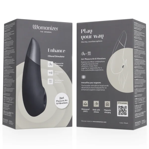 Verbesserung der Klitorisstimulation Schwarz von Womanizer | Fesselliebe.de