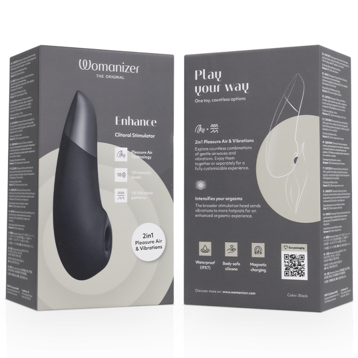 Verbesserung der Klitorisstimulation Schwarz von Womanizer | Fesselliebe.de