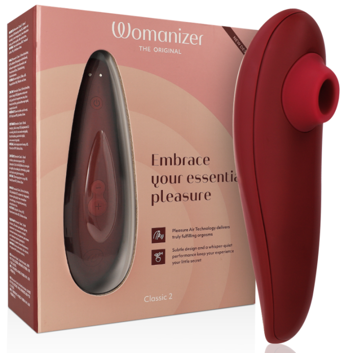 Classic 2 Klitoralstimulator Bordeaux von Womanizer | Fesselliebe.de