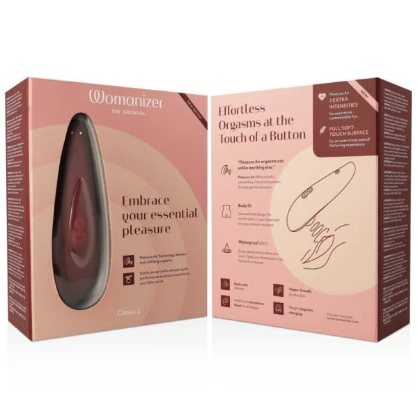 Classic 2 Klitoralstimulator Bordeaux von Womanizer | Fesselliebe.de