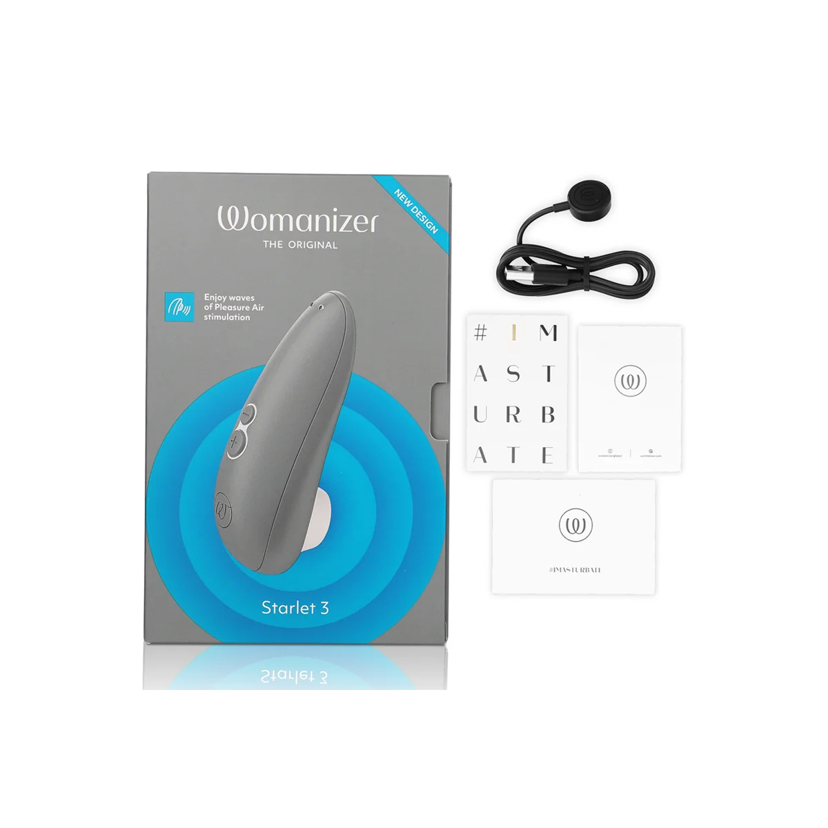 Starlet 3 Klitoralstimulator Grau von Womanizer | Fesselliebe.de
