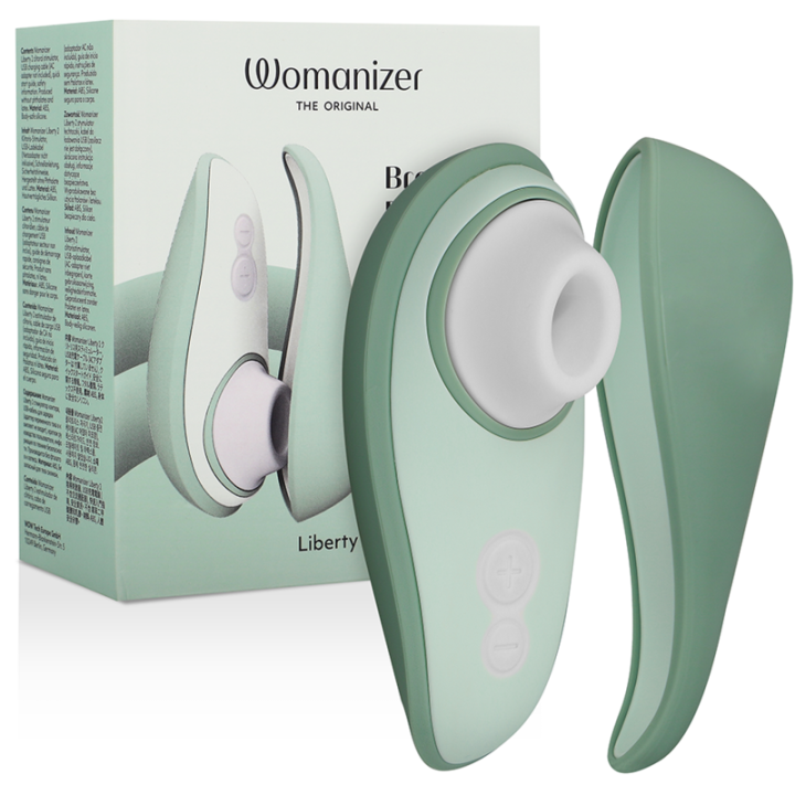 Liberty 2 Klitorisstimulator & Sauggerät Hellgrün von Womanizer | Fesselliebe.de