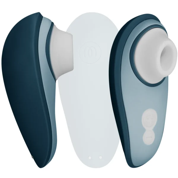 Liberty 2 Klitorisstimulator & Saugrohr Blau von Womanizer | Fesselliebe.de