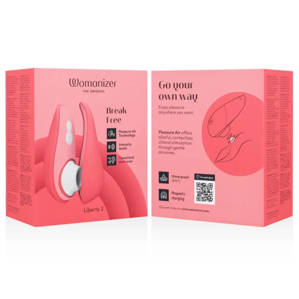 Liberty 2 Klitorisstimulator & Saugrosa von Womanizer | Fesselliebe.de