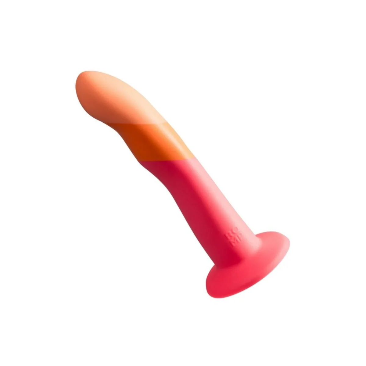 Dizi Silikon-Dildo mit Saugnapf, Dreifarbig, 18 cm von Romp