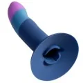 Piccolo Silikondildo mit Dreifarbigem Saugauffang 14 cm von Romp