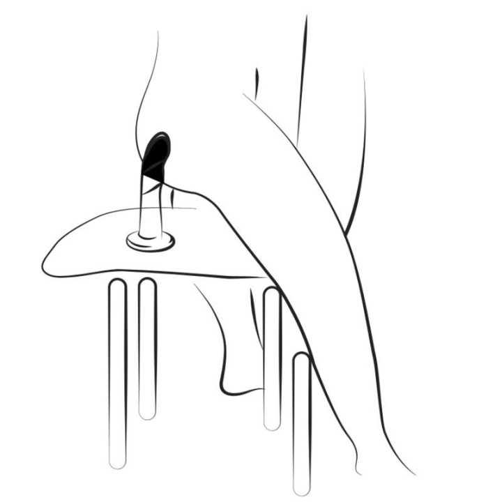 Piccolo Silikondildo mit Dreifarbigem Saugauffang 14 cm von Romp
