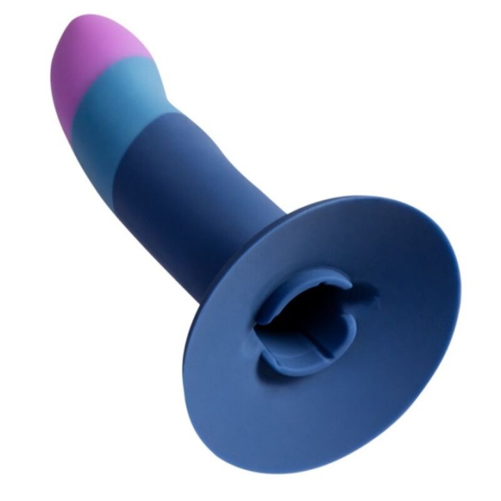 Piccolo Silikondildo mit Dreifarbigem Saugauffang 14 cm von Romp