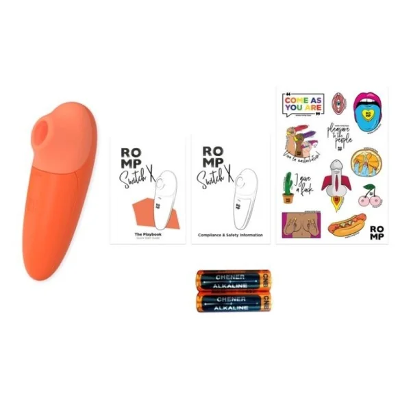 Switch X Klitorisstimulator, 6 Stufen, Orange von Romp