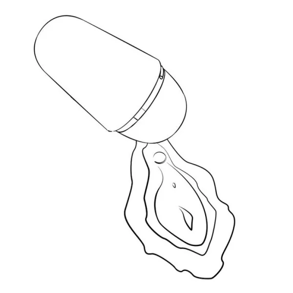 Kostenloser X Klitoralstimulator mit Deckel, 10 Stufen, Wiederaufladbar, Lila von Romp