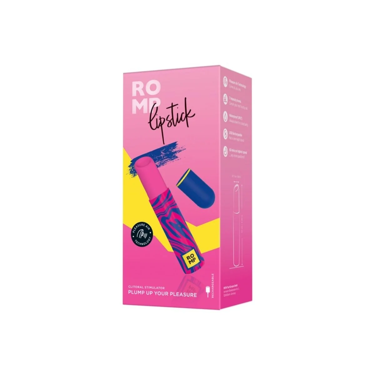 Klitoralstimulierender Lippenstift mit 7 Stufen von Romp