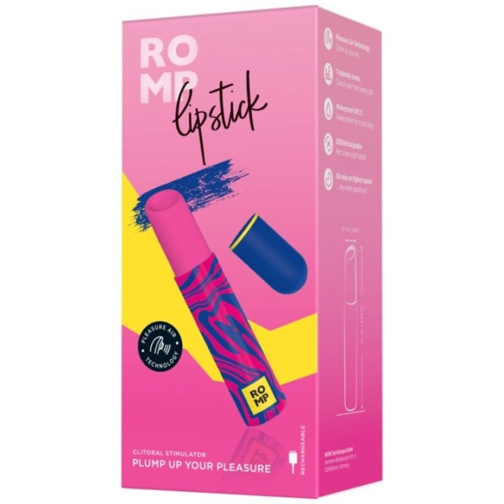 Klitoralstimulierender Lippenstift mit 7 Stufen von Romp