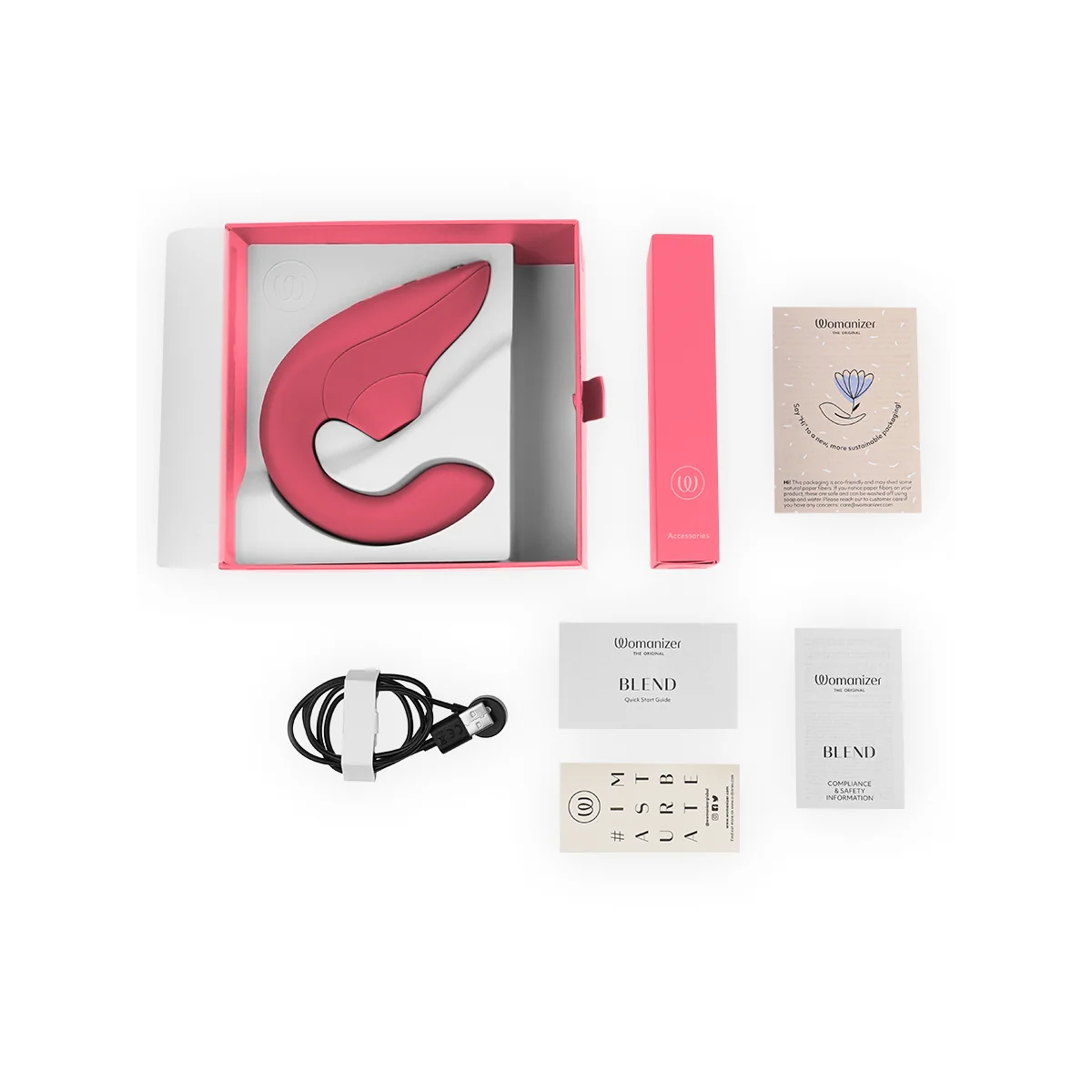 Blend Rabbit Vibrator Stimulator Vibrant Rose von Womanizer | Fesselliebe.de