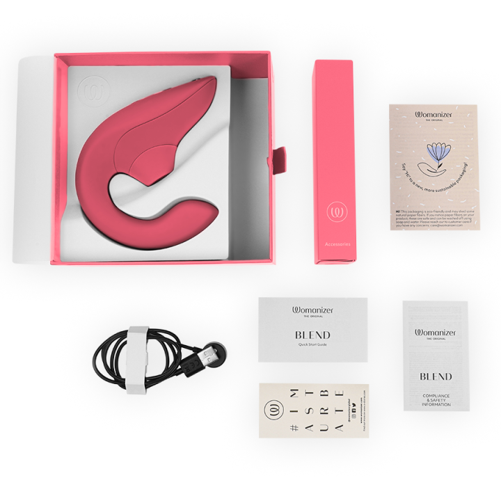 Blend Rabbit Vibrator Stimulator Vibrant Rose von Womanizer | Fesselliebe.de