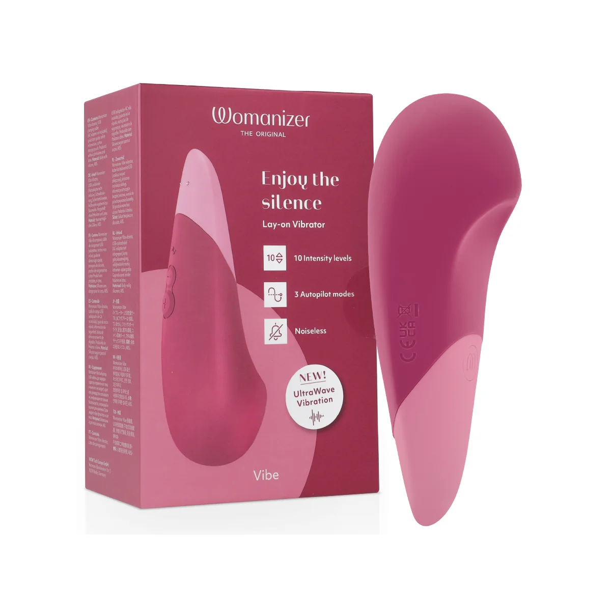 Vibe Lay-On Silent Vibrator Dusky Pink von Womanizer | Fesselliebe.de
