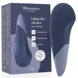 Vibe Lay-On Silent Vibrator Dunkelblau von Womanizer | Fesselliebe.de