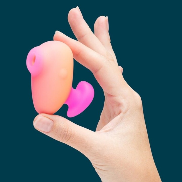 Kiss Klitoralsaugfähiger Wiederaufladbarer Fingervibrator von Romp