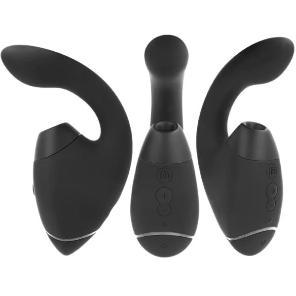 Duo Next Doppelter Klitoris- & G-Punkt-Stimulator Schwarz von Womanizer | Fesselliebe.de
