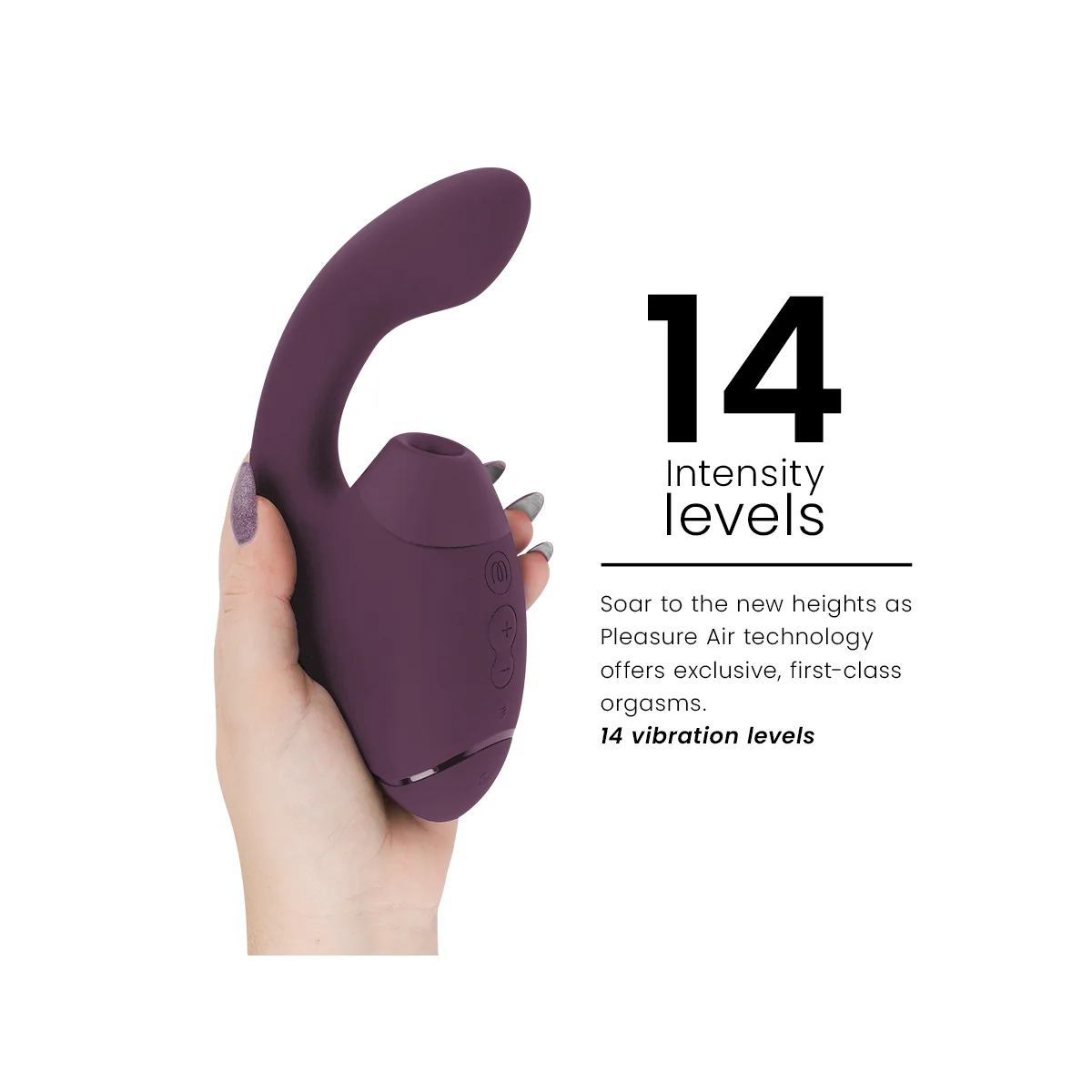 Duo Next Doppelter Klitoris- & G-Punkt-Stimulator Dunkellila von Womanizer | Fesselliebe.de