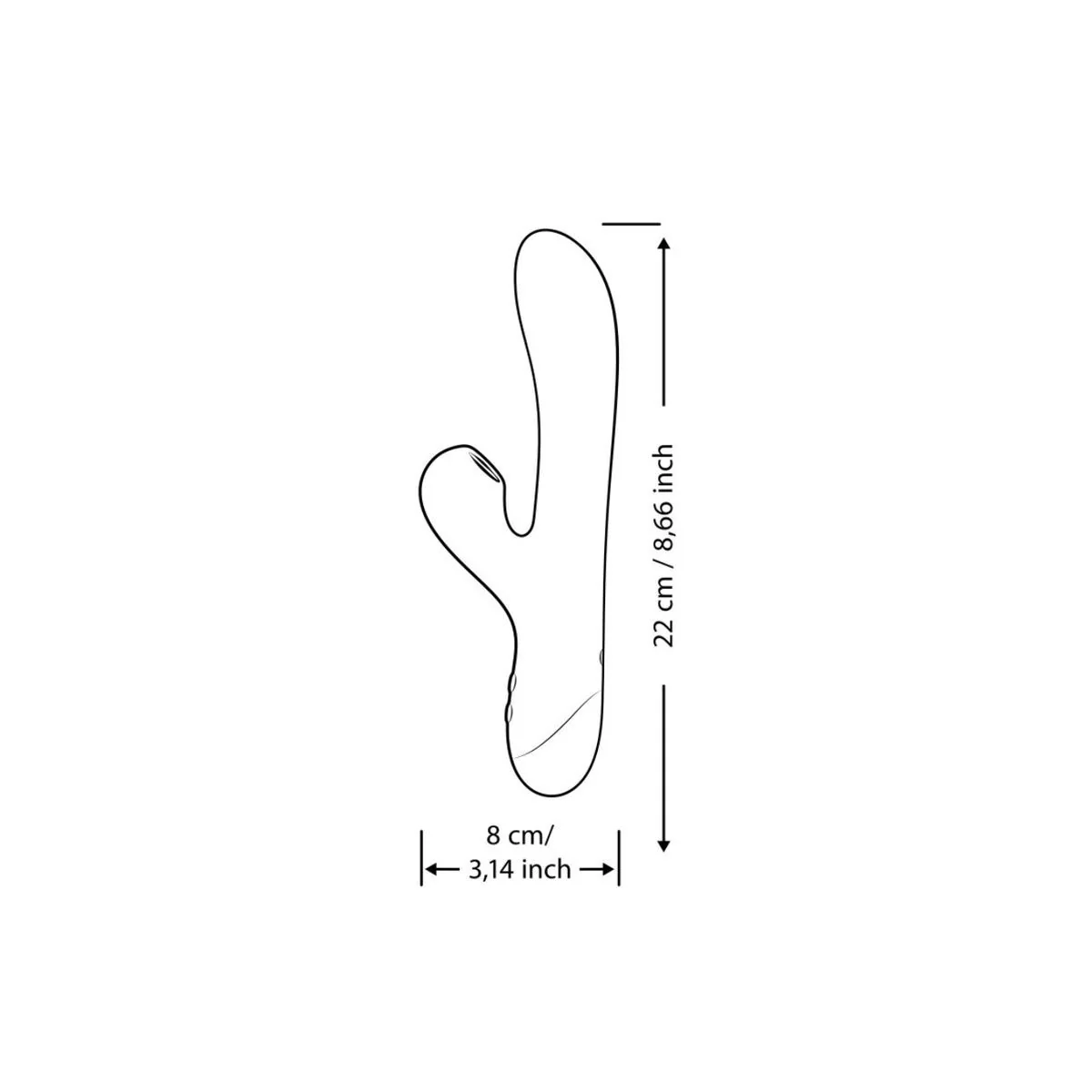 Pulse Rabbit Dual G-Punkt Vibrator Elektrisch Blau von Romp