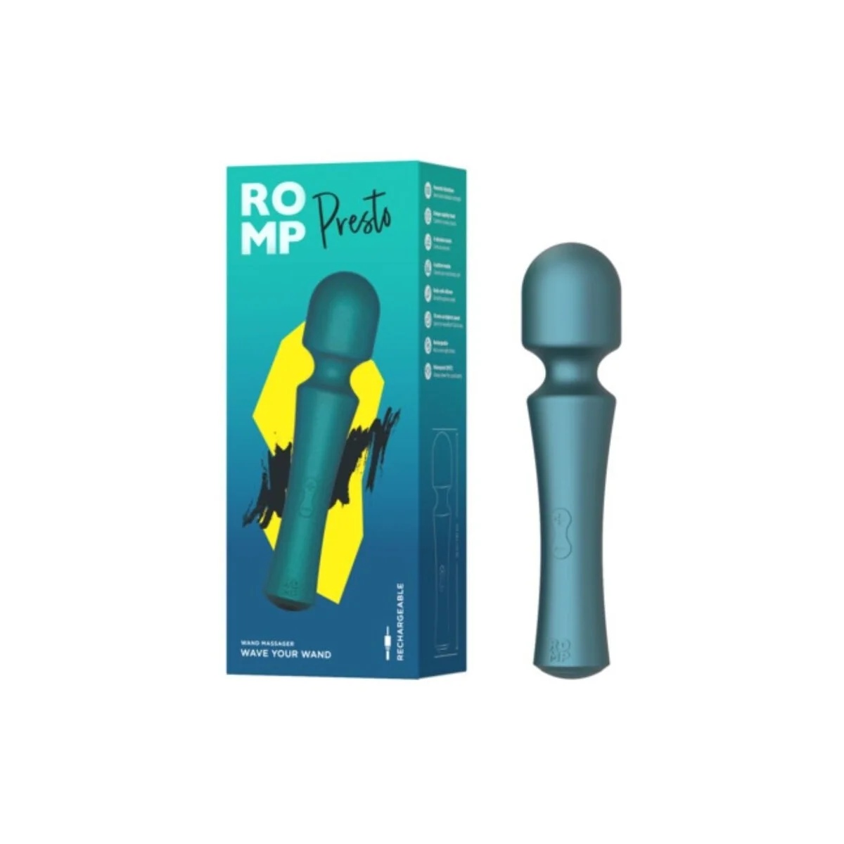 Presto Mini-Stabvibrator Flexibler Kopf Grün von Romp
