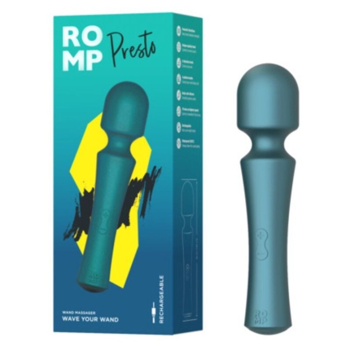 Presto Mini-Stabvibrator Flexibler Kopf Grün von Romp