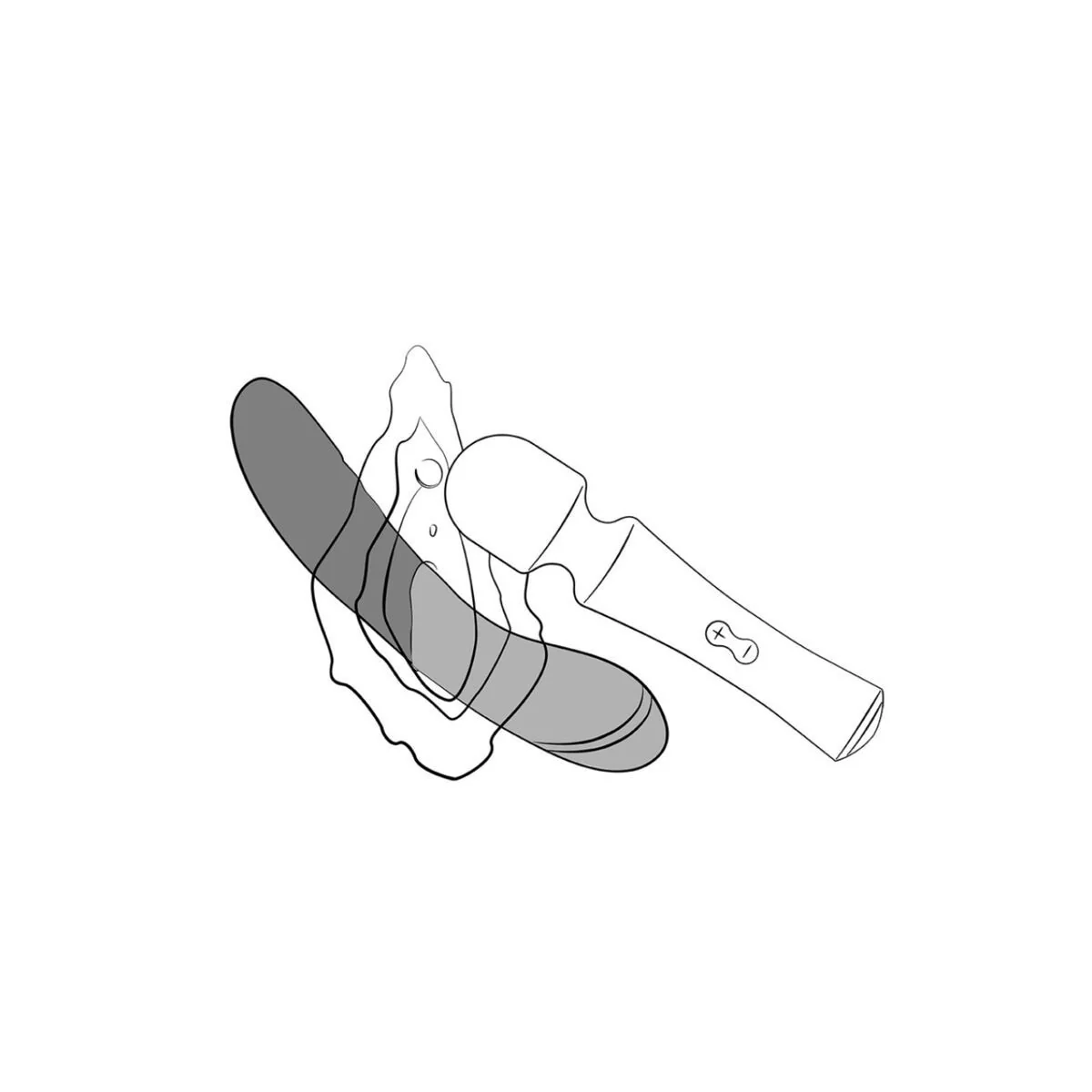 Presto Mini-Stabvibrator Flexibler Kopf Grün von Romp