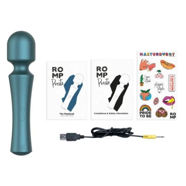 Presto Mini-Stabvibrator Flexibler Kopf Grün von Romp