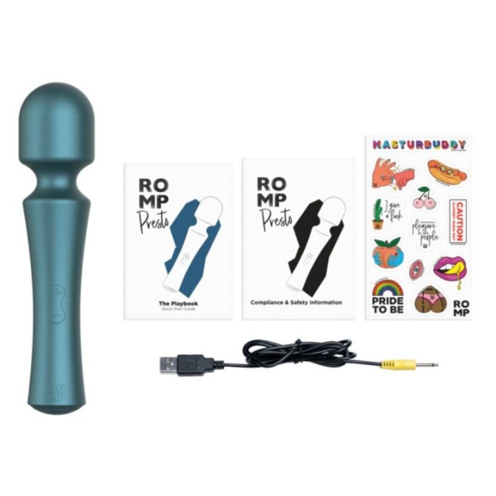 Presto Mini-Stabvibrator Flexibler Kopf Grün von Romp