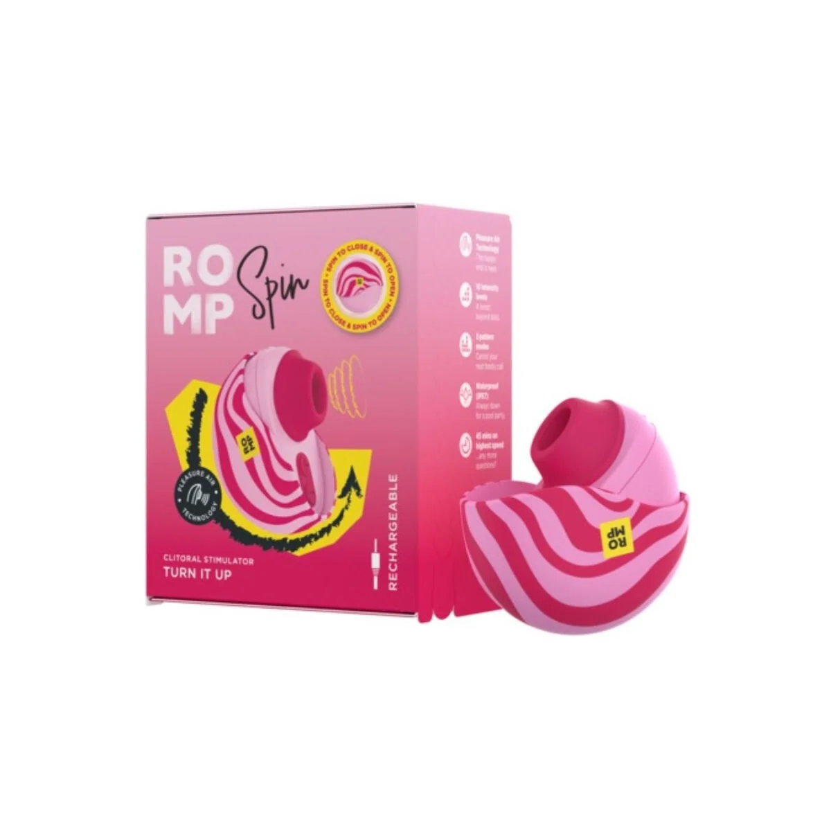 Spin Clitoral Suction Antitude With Rotating Oping And Clings von Romp