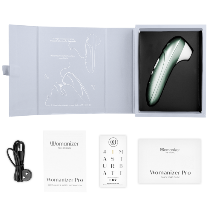 Pro Vibrant Klitoralstimulator Salbeigrün von Womanizer