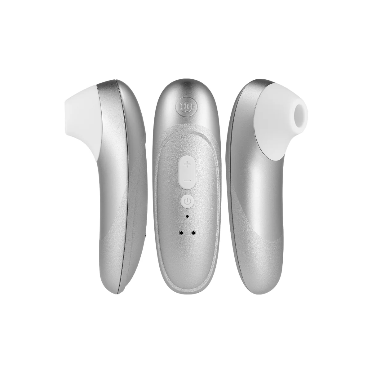 Pro Vibrant Klitoralstimulator Silbergrau von Womanizer