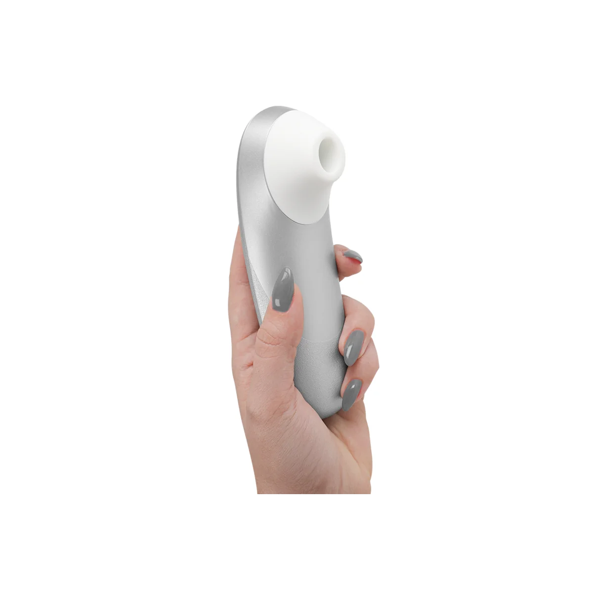 Pro Vibrant Klitoralstimulator Silbergrau von Womanizer