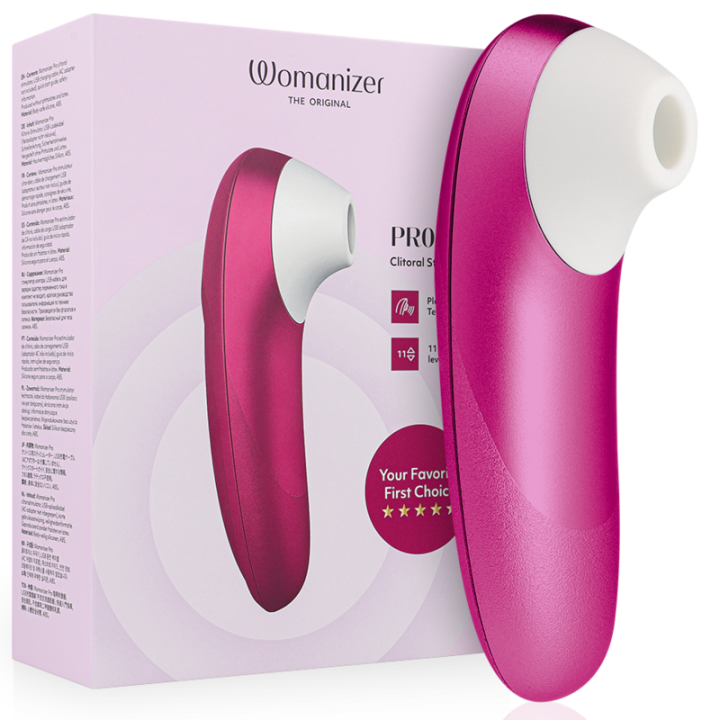 Pro Vibrant Klitoralstimulator Pink von Womanizer
