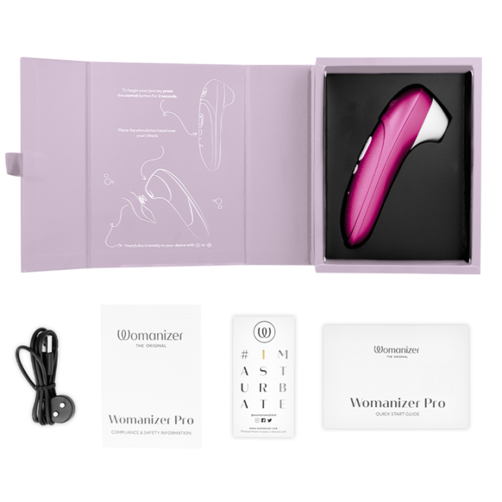 Pro Vibrant Klitoralstimulator Pink von Womanizer