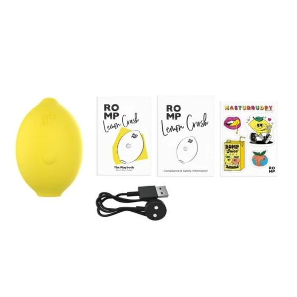 Lemon Crush Luft-Kltoralstimulator Gelb von Romp