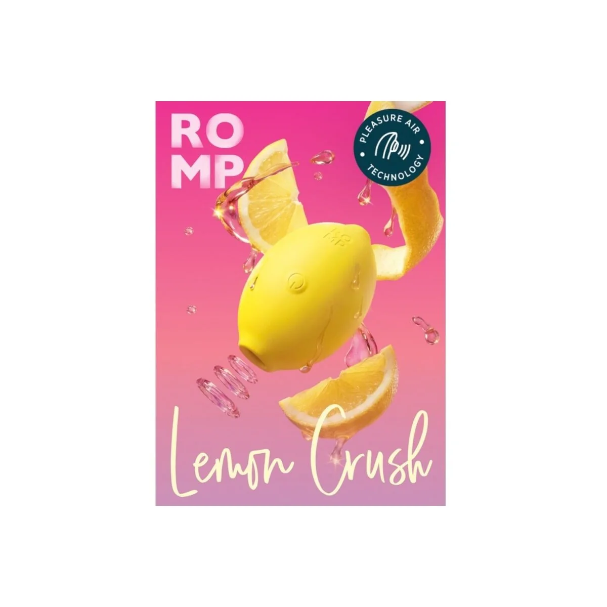 Lemon Crush Luft-Kltoralstimulator Gelb von Romp