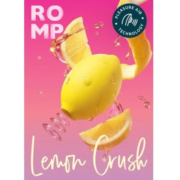 Lemon Crush Luft-Kltoralstimulator Gelb von Romp