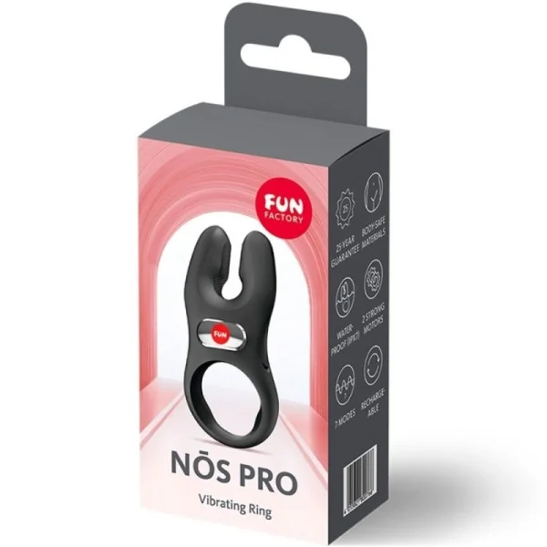 Nos Pro Vibrierender Pennisring Schwarz von Fun Factory | Fesselliebe.de