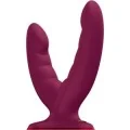 Ryde Double Dildo Wine Red von Fun Factory
