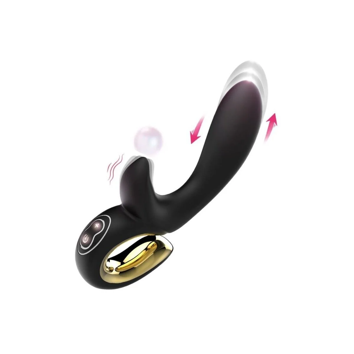 Lulu Magic Stick Rabbit Vibrator Rosa von Nalone