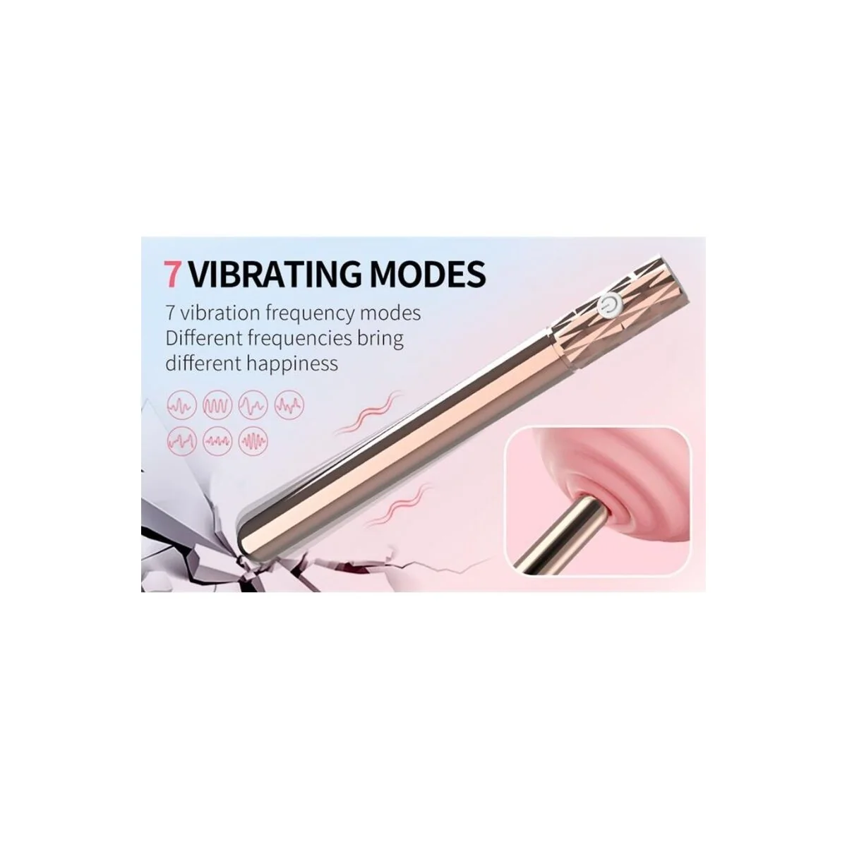 Tia Magic Stick Rabbit Vibrator - Rosa von Nalone