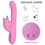 T-May Magic Stick Rabbit Vibrator - Rosa von Nalone